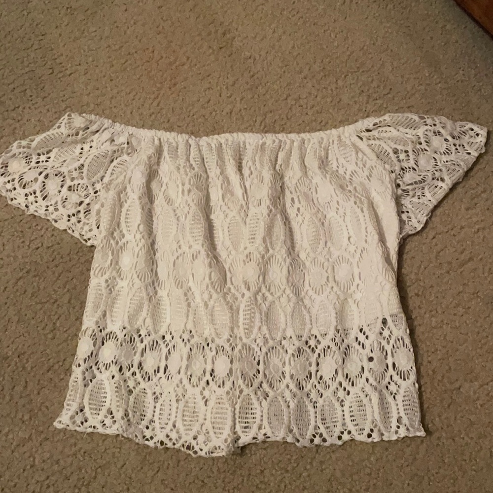 Over the shoulder blouse